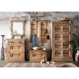 thumbnail of SIT Möbel Garderobenpaneel mit 4 Metall-Haken | Mango-Holz natur | B 35 x T 8 x H 110 cm | 14563-01 | Serie DAIPUR