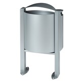 thumbnail of ROSSIGNOL Corbeille sur pied 40L + cendrier 3L ARKEA gris