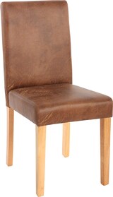 thumbnail of 6er-Set Esszimmerstuhl Stuhl Küchenstuhl klassisch und zeitlos  | HxBxT 90x43x56cm | Sitzhöhe 45cm |  Textil  |  helle Beine |  Wildlederimitat