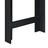 thumbnail of Helloshop26 - Table de bar design avec surfaces de rangement table bistrot avec 3 étagères panneaux de particules 110 x 50 x 103 cm 03_0006208