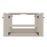 thumbnail of Waschtisch Bad-Unterschrank taupe optional mit oder ohne Füße in Eiche V-90.59-02WU