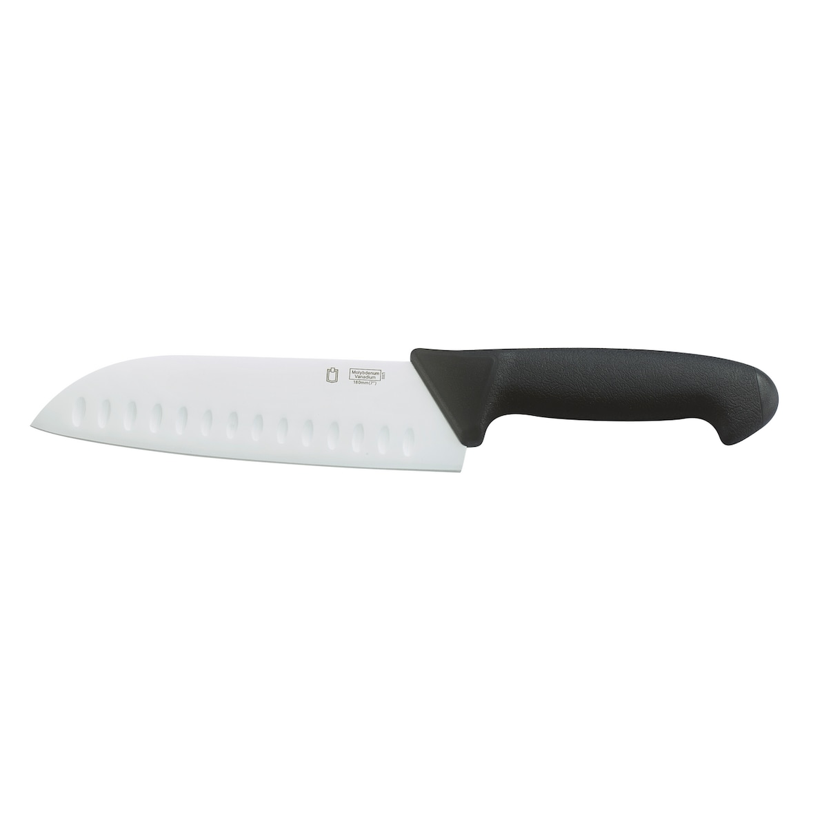 METRO Professional Coltello Santoku Anti-Slip knives, acciaio inox, 180 mm, nero