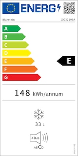 thumbnail of Garfield Eco Gefrierfach 4-Sterne 34 Liter kompakt Silber