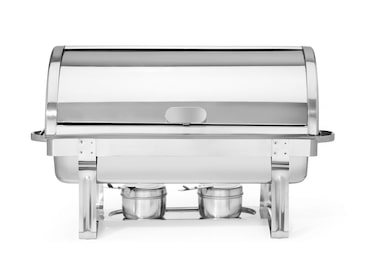 Chafing Dish Hendi con rolltop in GN1/1 in acciaio inox 18/10