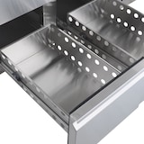 thumbnail of GastroHero Kühltisch Edelstahl GN 1/1 mit 4 Schubladen Profi Gastronomie Umluftkühlung -2 °C bis +8 °C 230 V LED-Thermostat 1350x700x850 mm