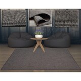 thumbnail of Alfombra Rustic 3816, Alfombras Tadi & Imperio 1979, exterior, fibra sintética sin pelo, color gris antracita, 60x200 cm