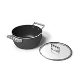 thumbnail of SMEG faitout noir mat 24cm + couvercle CSF2412BLM