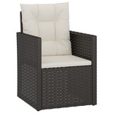 thumbnail of vidaXL Tuinstoel met kussens poly rattan zwart