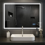 thumbnail of Miroir de Salle de Bain Jaffrey avec Bluetooth 70x100 cm