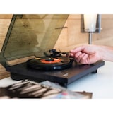 thumbnail of LENCO LS-10BK Plattenspieler mit Lautsprechern, schwarz/Holz.