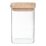 thumbnail of Ensemble de 4 bocaux en verre avec couvercles de couleur beige