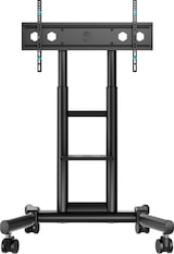 thumbnail of ONKRON TV Ständer rollbar für 43 - 75 Zoll Fernseher, 70 kg, max VESA 600x400, professioneller Fernsehständer mit Rollen und Ablage Schwarz TS1551-B