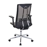 thumbnail of Silla de oficina HWC-J53, silla giratoria silla de escritorio, ergonómica imitación cuero ~ gris
