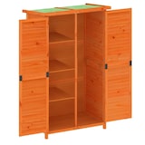 thumbnail of Helloshop26 - Caseta de jardín caseta caseta de almacenamiento caseta de exterior caseta robusta para herramientas 83 x 57 x 140 cm 02_0022423