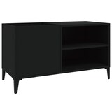 thumbnail of vidaXL Plattenschrank Schwarz 84,5x38x48 cm Holzwerkstoff