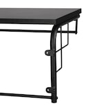 thumbnail of Helloshop26 - Perchero de diseño de pared/mueble de recibidor con estante de almacenaje 110 x 30 x 27 cm negro 03_0010391