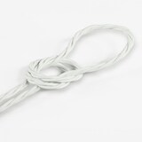 thumbnail of Câble Electrique Blanc en Textile Torsadé 3x0.75mm² - Fil Electrique Tissu
