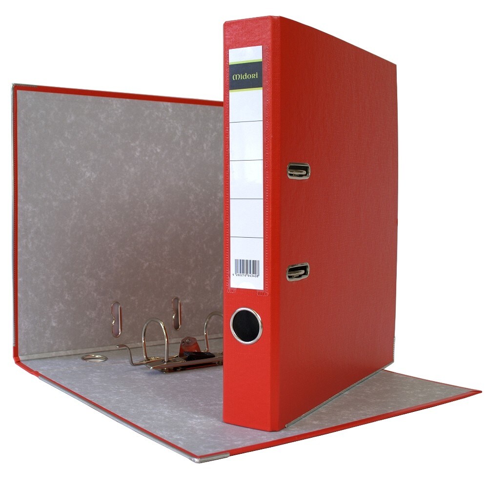 400 x Akten-Ordner PP A4 50 mm Rot Kunststoff Archiv Büroordner Ringordner