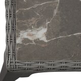 thumbnail of tectake Table en rotin Tarent avec 4 chaises Rosarno - gris - 404857