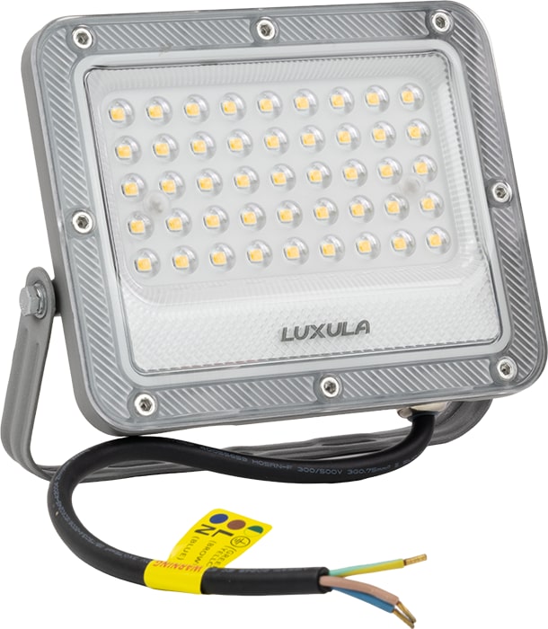 LUXULA LED Fluter LX400232 30 W 4000 K neutralweiß grau IP65