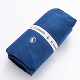 thumbnail of El Ganso - Sábana Bajera 200x200+30cm Solapa Azul Marino - 100% Algodón 180TC con Logo Bordado