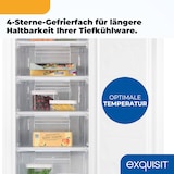 thumbnail of Exquisit Gefrierschrank, 177 Liter, Standgerät, 4-Sterne-Gefrieren, Toplader, Tiefkühlen, kompakt, GS230-H-050C weiss