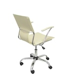 thumbnail of Bogarra Silla  con brazos fijos, y giratoria 360º similpiel color crema
