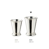 thumbnail of Vase Dekovase Bechervase Perla, schwerversilbert, Höhe 11 cm, Durchmesser 9 cm, Füllmenge 300 ml