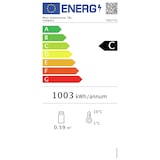 thumbnail of Mini vitrine ventilée positive 78 Litres, 4 faces vitrées, en plastique, noire, 180 W, 220 V - MONO