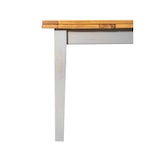 thumbnail of Biscottini Esstisch – Ausziehbarer Küchentisch – 120x80 cm Restauranttische – Weißer und grauer Massivholztisch Made in Italy – Moderner Tisch