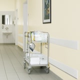 thumbnail of PROREGAL Wand-Schrammschutz aus hochwertigem Polyethylen | Zum Aufdübeln mit 6mm Senkkopfschrauben | HxBxT 20x206x1cm | Weiß