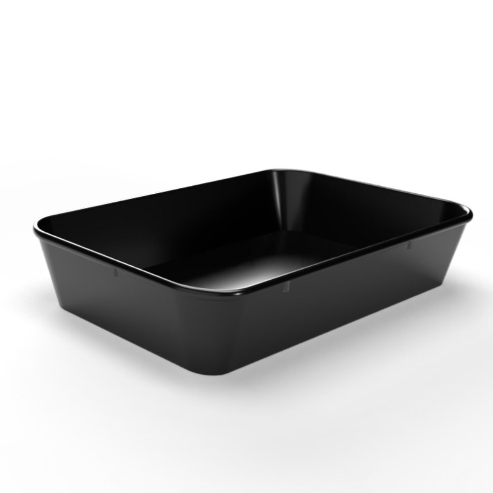 WACA 1454 Auslageschale Präsentationsschale 340 x 250 x 100 mm schwarz