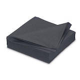 thumbnail of 25 Servietten stoffähnlich 40x40cm Airlaid saugstark Einweg Tischservietten zum Falten Einfarbige Papierservietten für Hochzeit Geburtstag Party Black