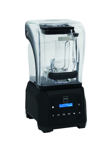 METRO PROFESSIONAL Batidora de vaso con campana insonorizada GBB1100, 24.5 x 28.5 x 48.5 cm, 2 L, negro