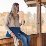 thumbnail of Notebook-Sleeve Jersey Blau 14" bis 15"