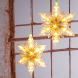 thumbnail of 2er Set LED Weihnachtssterne Weihnachtsdekoration Christmas Stars