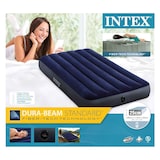 thumbnail of INTEX Luftmatratze Classic Downy 1-Personenbett Blau Luftbett Gästebett