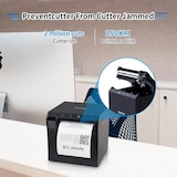 thumbnail of Mini Imprimante Thermique Rapide 80mm Tickets Loterie Sports Caissier EU Plug YONIS