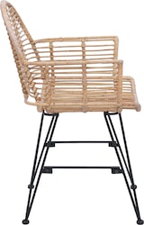 thumbnail of vidaXL Esszimmerstuhl 2 pcs Natur 44 x 44 x 74 cm Rattan und Eisen