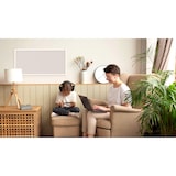 thumbnail of ALLboards Tableau blanc en liège 80×40 cm cadre en bois laqué BLANC