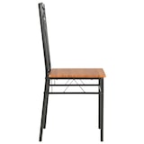 thumbnail of Sillas de comedor 6 unidades MDF marrón