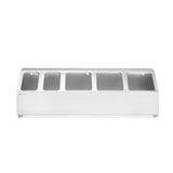 thumbnail of HENDI Gastronormbak houder, 5 compartimenten, 745x245x(H)215mm