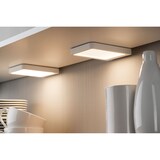 thumbnail of Paulmann Éclairage sous-meubles LED Vane 2x8W 105x140mm 2x430lm 230/12V carré Blanc dépoli 93583