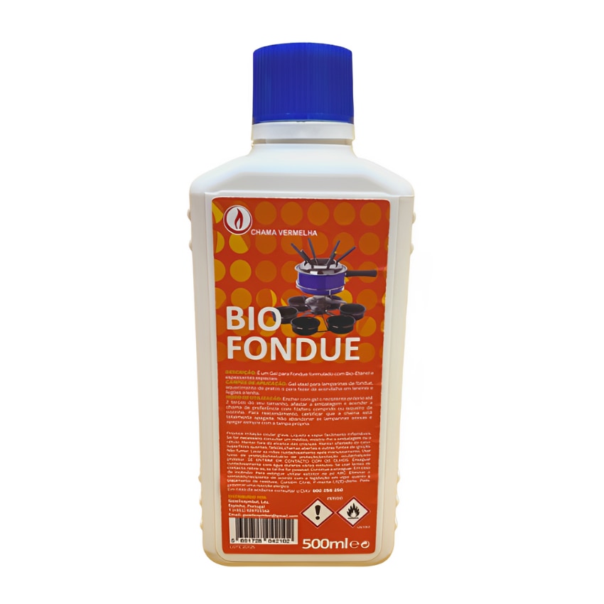 Gel para Fondue BIOFONDUE 500ml - Chama Vermelha