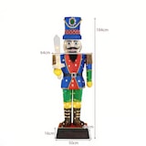 thumbnail of COSTWAY Figura de Natal Quebra-Nozes Grande, Conjunto de 2, 184 cm Decoração de Natal Iluminada XXL