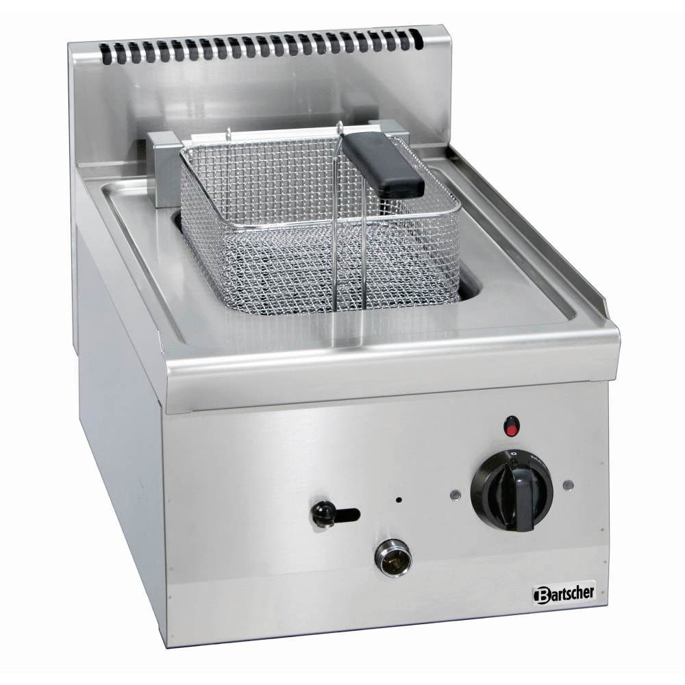 Friteuse | SERIE 600 | Elektrisch | 8L | 140°C/200°C | 6.3kW (400V) | Aftapkraan | 400x600x290(h)mm