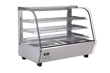 METRO PROFESSIONAL Vitrina calentadora GHV1130, 85,6 x 56,8 x 68,6 cm, 130 L, plata