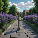 thumbnail of Sined Acqua Pro Fontanella Da Giardino Con Attacco Laterale Acqua Realizzata In Polietilene Nera