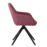 thumbnail of ML-Design – Esszimmerstuhl drehbar Altrosa | Textil Webstoff, 360° Drehstuhl, Armlehnen, Rückenlehne, ergonomischer Loungesessel