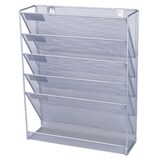 thumbnail of Viking Portrait Prospekthalter 5 A4 Silber Draht, Kunststoff 325 x 105 x 405mm